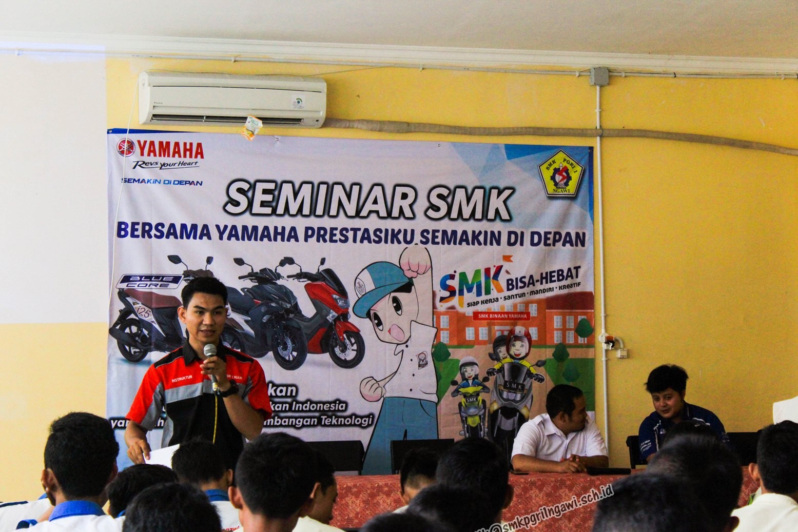 Event Jurusan Teknik Sepeda Motor (TSM) Dengan Yamaha Motor