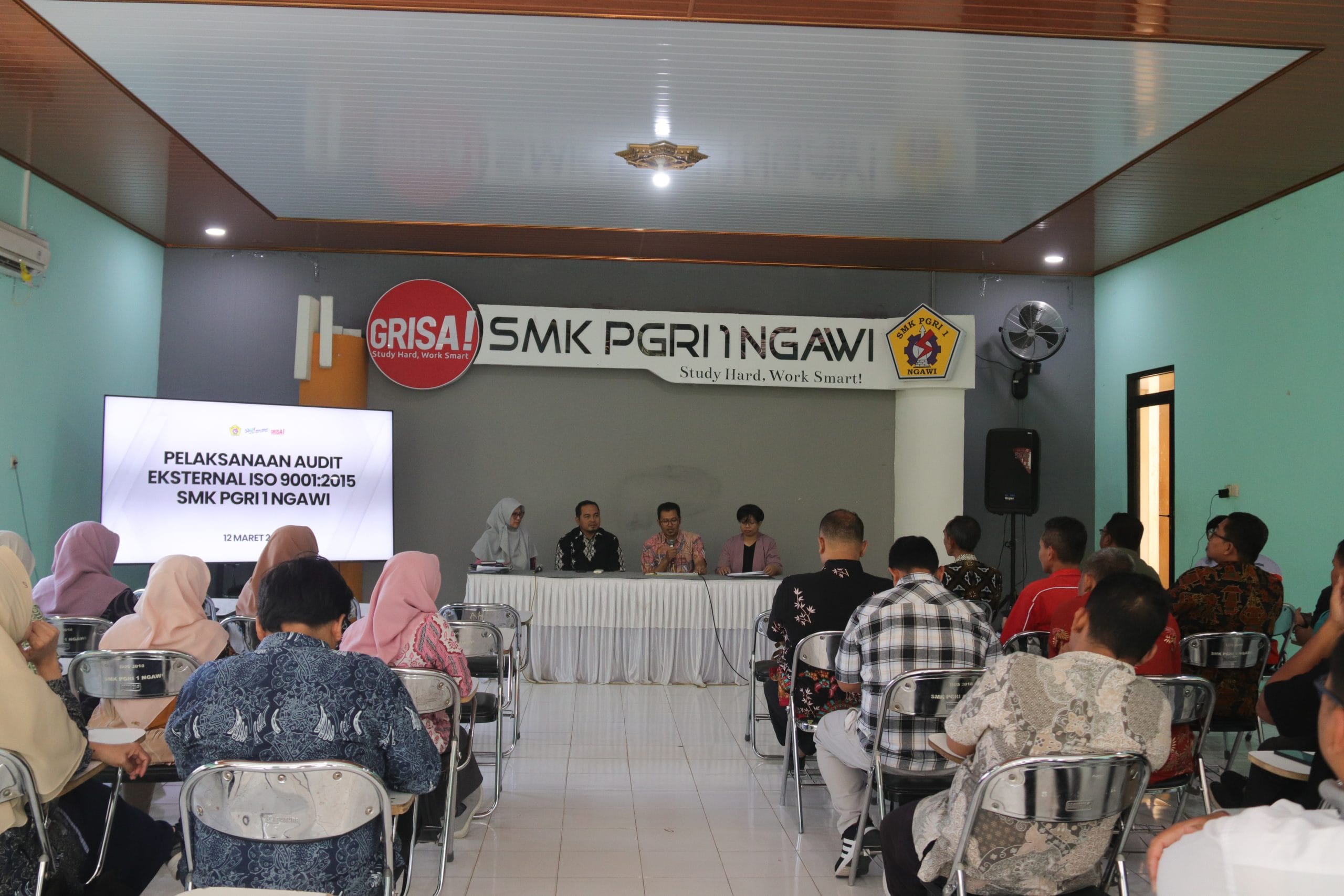 SMK PGRI 1 Ngawi Laksanakan Audit Eksternal ISO 9001:2015